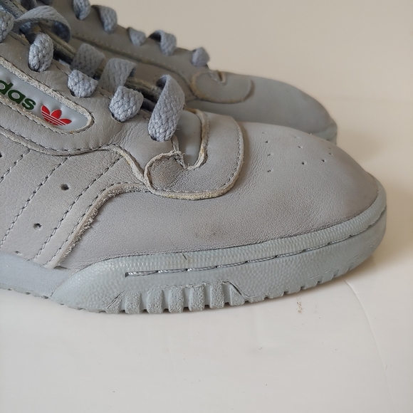 Adidas Yeezy Calabasas Powerphase Leather Sneakers Grey Size US 6.5 - Picture 7 of 16